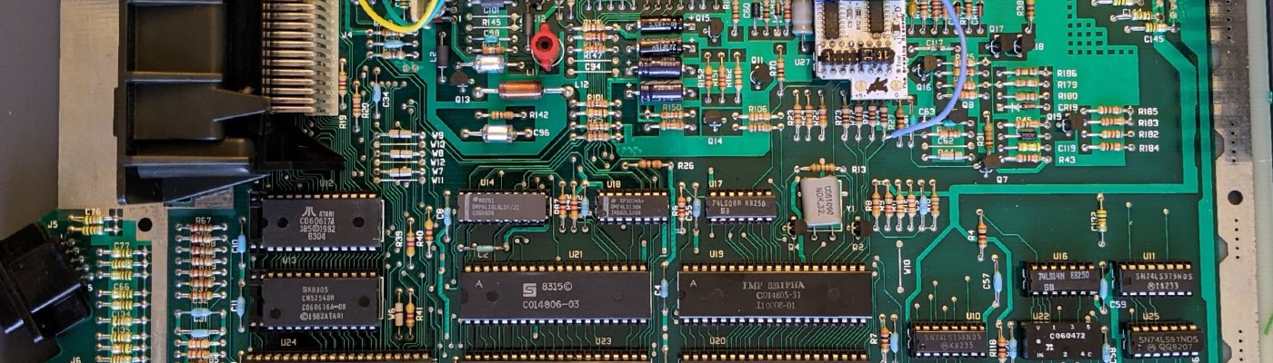 Photo of Atari 1200XL Motherboard