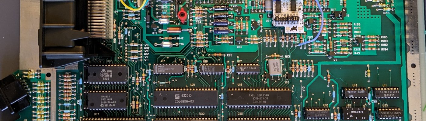 Photo of Atari 1200XL Motherboard
